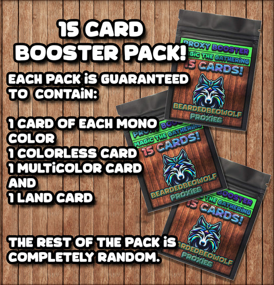 15 Card Proxy Booster Pack